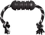 KONG Extreme Dental mit Seil - Hundespielzeug - Bef&uuml;llbares Kauspielzeug aus