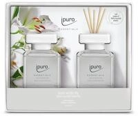 ipuro - Essentials Raumduft WHITE LILY 2x50ml | Raumerfrischer mit Pfirsich,