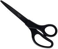 Leitz Schere Titan Anti-Haft, Hochwertige Haushaltsschere, 20,5 cm, Schwarz