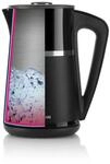HYUNDAI VK 309 Edelstahl Wasserkocher I Doppelwandiger Wasserkocher I 1.7 Liter...