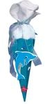 ROTH Schult&uuml;ten-Bastelset Delfin f&uuml;r Geschwistert&uuml;te 40cm 6-eckig...