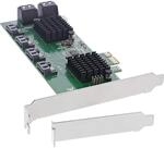 InLine&reg; 76617K Schnittstellenkarte, 8X SATA 6Gb/s Controller, PCIe 2 (PCI-Express)