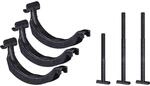 Thule 889500 ProRide SquareBar Adapter, 30 x 15 x 10 cm schwarz