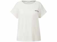 TRIANGLE Damen T-shirt T Shirt kurzarm, Weiß, 48 EU