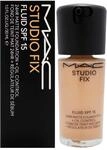 MAC Studio Fix Fluid SPF 15 24Hr Matte Foundation plus &Ouml;lkontrolle, NC27 by MAC for