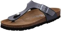 Rohde Damen Zehentrenner Pantolette Metallic-Optik Alba 5600, Gr&ouml;&szlig;e:40 EU,
