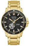 Bulova Herren Analog Automatik Armbanduhr Marine Star