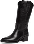 Tamaris Damen Stiefel Leder schwarz 39