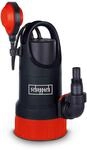Scheppach Schmutzwasserpumpe DWP750 mit Saugfunktion | F&ouml;rdermenge 20000L/h | 750W