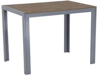Gardissimo Aluminium Gartentisch Alma 100x70 Silber | Nonwood Tischplatte,...