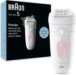 Braun Silk-&eacute;pil 5, Epilierer f&uuml;r einfache Haarentfernung, nass & trocken,