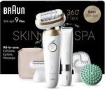 Braun Silk-&eacute;pil 9 Flex SkinSpa Epilierer Damen, All-in-One Set, Haarentferner f&uuml;r