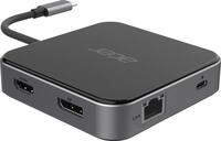 Acer 7in1 USB4 8k Multi Display Hub 1xHDMI/1xDP/2xUSB3.2/USB-C/RJ45/Audi