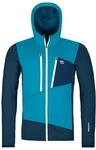 ORTOVOX FLEECE GRID HOODY, Fleecejacke mit Kapuze, Herren