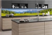 Dimex K&uuml;chenr&uuml;ckwand Folie Selbstklebend ALPENBLICK 350 x 60 cm | Klebefolie -