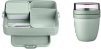Mepal Brotdose Lunch to go Set - inkl. Lunchpot - Brotdose Large mit Bento Box -