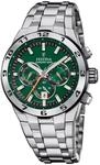 Festina Herren Uhr Analog aus Edelstahl 316L Silber - Quarzwerk - Chronograph -