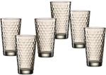 Ritzenhoff & Breker Longdrinkgl&auml;ser-Set Favo, 6-teilig, Braun, Glas