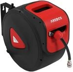 Arebos Druckluftschlauch Aufroller | Automatik Schlauch Aufroller | Wandhalterung 