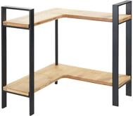 WENKO K&uuml;chen-Eckregal Mod. Lou, Organizer f&uuml;r die Arbeitsplatte, aus Metall und
