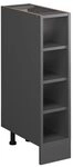 Vicco K&uuml;chenregal R-Line, Anthrazit, 20 cm ohne Arbeitsplatte, zur freien