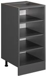 Vicco K&uuml;chenregal R-Line, Anthrazit, 40 cm ohne Arbeitsplatte, zur freien