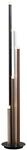Lucande LED Stehlampe Stoika dimmbar (Modern) in Schwarz aus Metall (5 flammig,) -