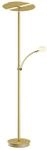 Lucande LED Stehlampe Anniki dimmbar (Modern) in Gold/Messing aus Metall (3 flammig,)