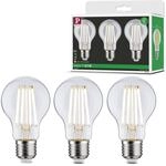 Paulmann 29132 Eco-Line Filament 230V LED Birne E27 3er-Pack 3x840lm 3x4W 3000K Klar