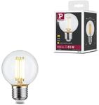 Paulmann 28987 Filament 230V LED Globe G60 E27 7W 230V 806lm 60mm Klar Glas 2700K -