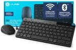 JLab Go Bundle Tastatur Maus Set Kabellos - Bluetooth Maus und Tastatur Klein mit 2,4