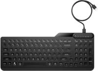 HP 400 Kabelgebundene Tastatur mit Hintergrundbeleuchtung, QWERTZ Deutsches Layout,