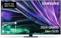 Samsung Neo QLED 4K QN85D UHD Fernseher 75 Zoll (189 cm), NQ 4K AI Gen2...