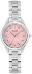 Bulova Sutton Classic Armbanduhr f&uuml;r Damen in der Farbe Silber mit Armband aus