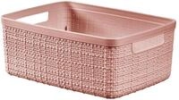 CURVER Jute Aufbewahrungsbox, klein, 5 l, 26,5 x 20 x 10,5 cm, Rosa