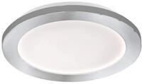 Fischer & Honsel LED Deckenleuchte Gotland mit Rand in Chromfarben, Runde Deckenlampe