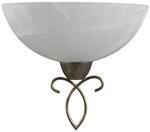Lampenwelt Wandleuchte, Wandlampe Innen 'Mohija' dimmbar (Landhaus, Vintage,