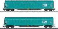 M&auml;rklin 47164 H0 2er Set Schiebeplanwagen der SNCB