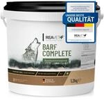 ReaVET Barf Complete Hund Pulver 1,2kg - Barfen f&uuml;r Hunde, Barf Zusatz Komplett,