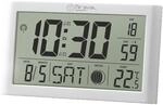 Digitale LCD Tischfunkuhr mit Datumsanzeige + Temperaturanzeige Ger&auml;uschlos Digitale