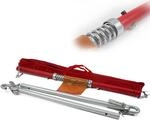 BITUXX&reg; PKW Kfz Auto Abschleppstange 3T Schleppstange mit Feder D&auml;mpfung...