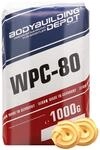 Bodybuilding Depot Whey Protein Pulver 1kg - Butterkeks | umweltfreundlich in Papier