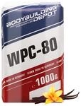 Bodybuilding Depot Whey Protein Pulver 1kg - Vanille | umweltfreundlich in Papier
