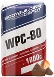 Bodybuilding Depot Whey Protein Pulver 1kg - Nuss-Mix | umweltfreundlich in Papier