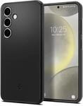 Spigen Thin Fit H&uuml;lle Kompatibel mit Samsung Galaxy S24 -Schwarz