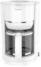 TERRAILLON - DIAMANT WEI&szlig; - Elektrische Filterkaffeemaschine &ndash; Glaskanne &ndash; 980 W
