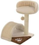 vidaXL Katzenkratzbaum Sisal 40cm Beige Braun Kratzbaum Katzenbaum Kletterbaum