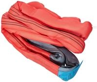 Kerbl Works Abschleppschlinge, Abschleppseil, Abschleppgurt, rot, 4m, 4cm, 35 Tonnen,