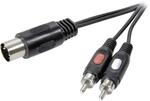 Speaka DIN ST./ 2 Cinch STECKER 1,5M