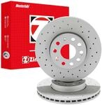 ZIMMERMANN 600.3262.70 2x Bremsscheiben Vorne &Oslash;340mm innenbel&uuml;ftet gelocht